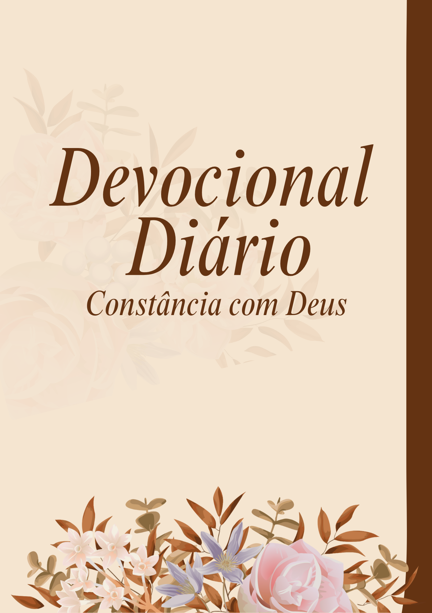 DEVOCIONAL CONSTÂNCIA COM DEUS